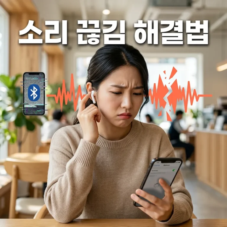 블루투스 이어폰 소리 끊김 간헐적 끊김 원인 5가지 해결법