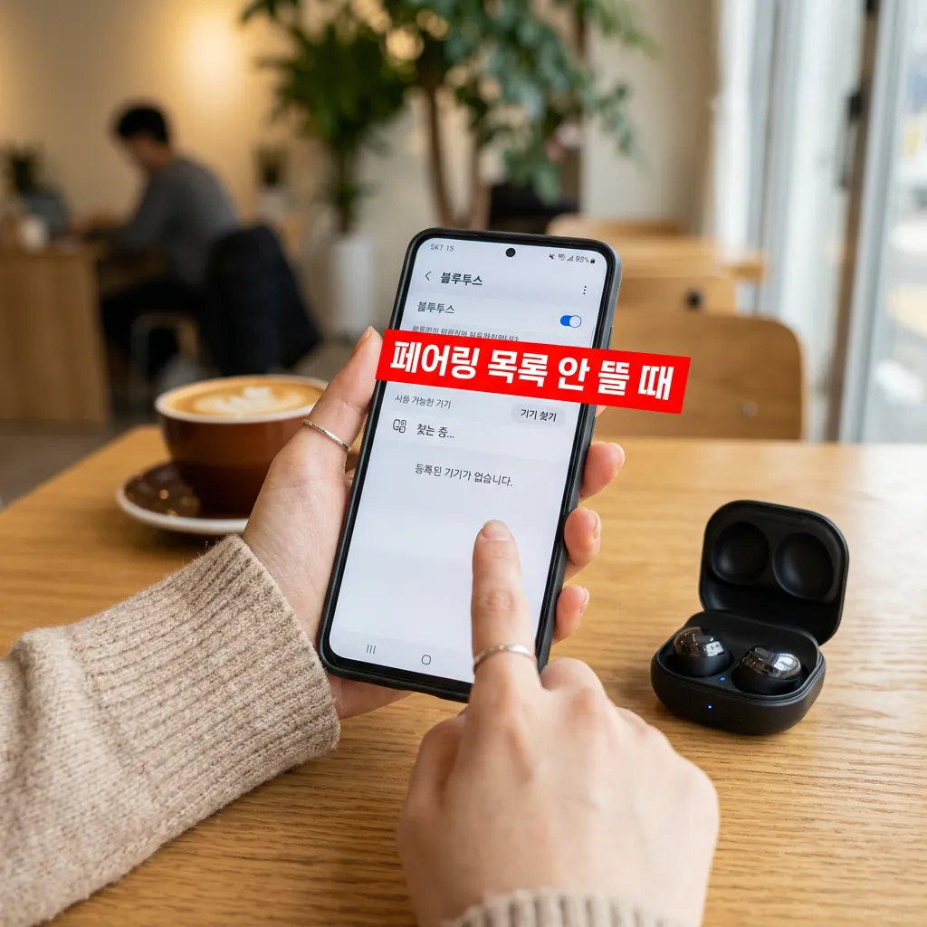 블루투스 이어폰 페어링 목록에 안 뜰 때 원인과 해결법 5가지