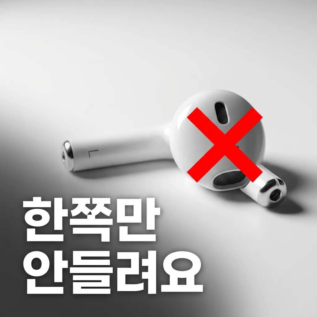 블루투스 이어폰 한쪽만 소리 안남 원인별 해결법