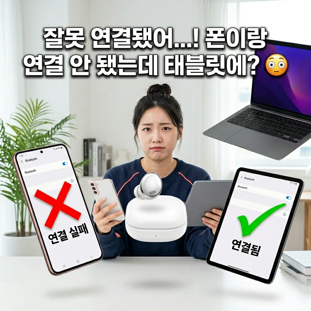 블루투스 이어폰 다른 기기 멋대로 연결 해결법 4가지