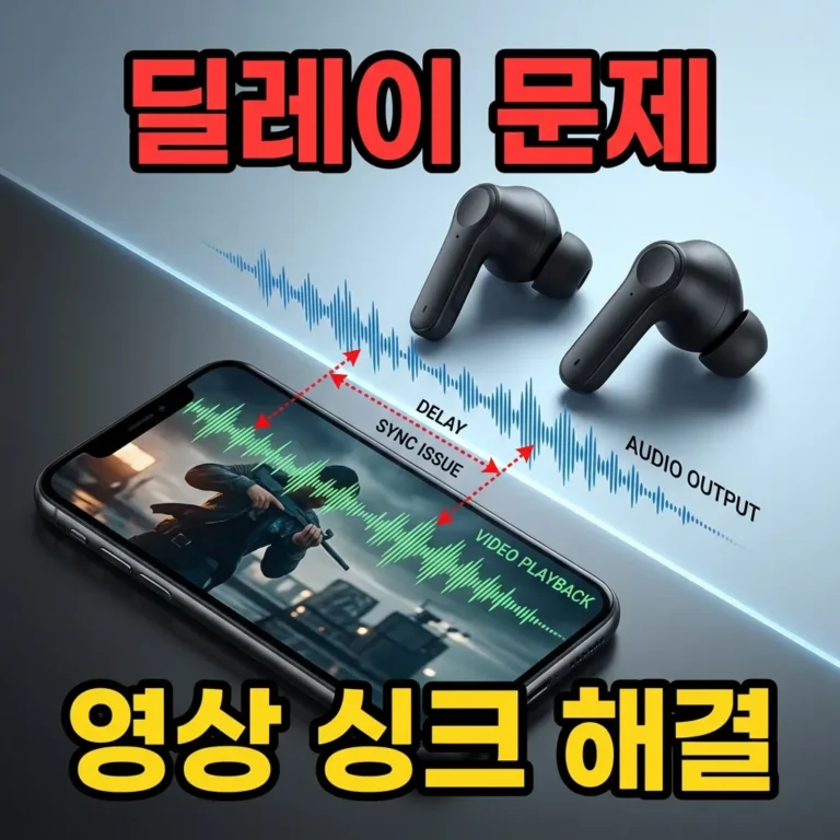 블루투스 이어폰 소리 딜레이, 영상이랑 안 맞을 때 해결하는 가장 확실한 방법
